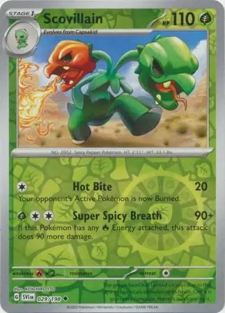 Scarlet & Violet Scovillain #29/198 reverse holo